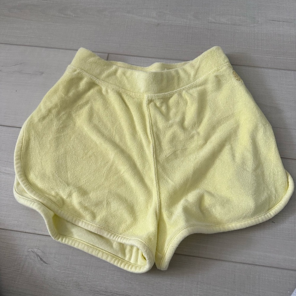 Free people terry cloth shorts